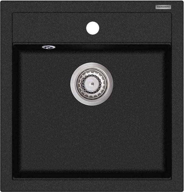Zlewozmywak Helika Tesa 51 x 49 x 20 cm Czarny (Tesa SQT100+7783+DTR) - obraz 4