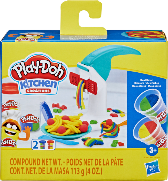 Набор для творчества Hasbro с массой для лепки Маленький кухонный набор Lil Noodle Playset (F3159_F3465) - изображение 6