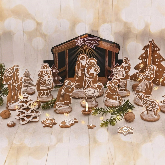 Zestaw foremek do ciasta Orion Boże Narodzenie 12 cm 7 szt (8592381168698) - obraz 2