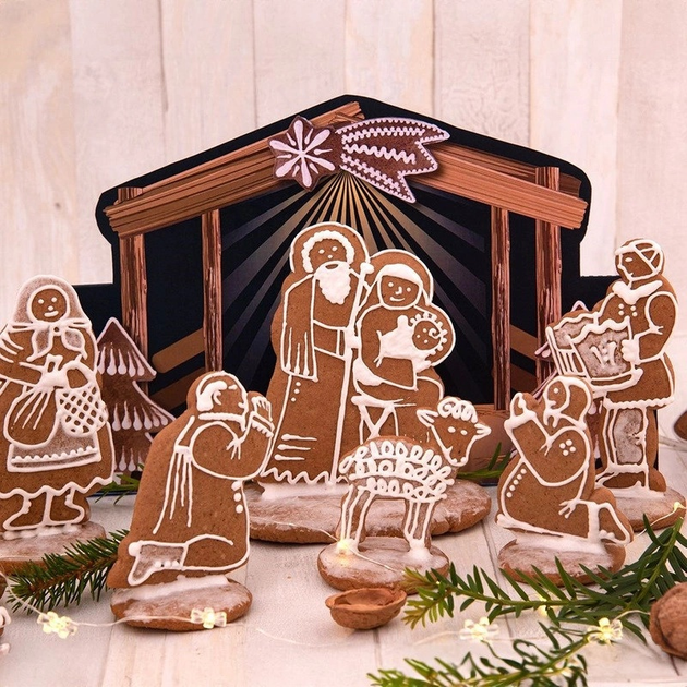 Zestaw foremek do ciasta Orion Boże Narodzenie 12 cm 7 szt (8592381168698) - obraz 7