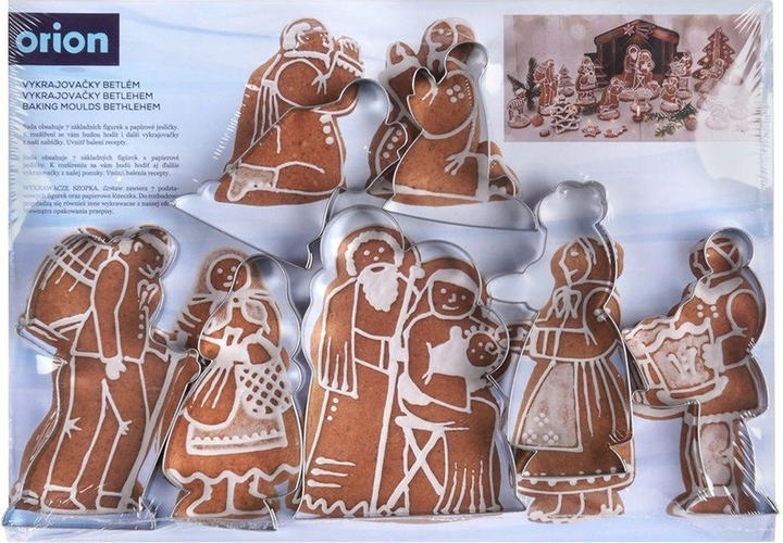 Zestaw foremek do ciasta Orion Boże Narodzenie 12 cm 7 szt (8592381168698) - obraz 10