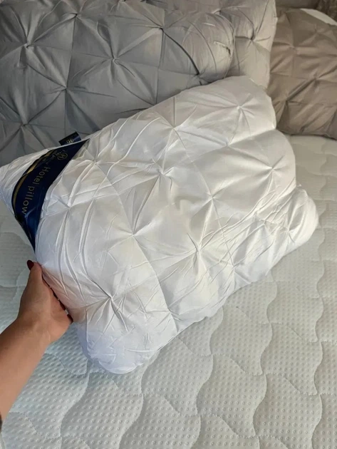 Подушка тесто из из полиефирного волокна Hotel pillow 19534 50х70 см белая - изображение 4