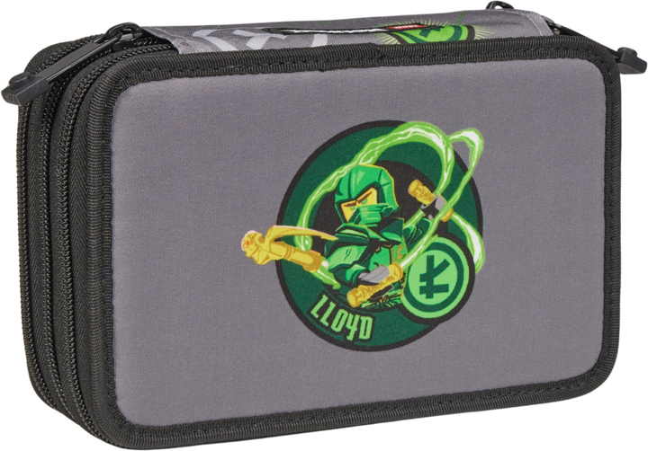 Тришаровий пенал LEGO NINJAGO Elemental Master of Energy з наповненням (5711013149420) - зображення 1