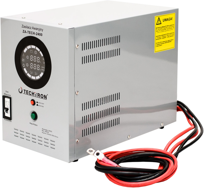Zasilacz awaryjny TECHTRON ZA-TECH-2400 2400W (5903816964694) - obraz 2