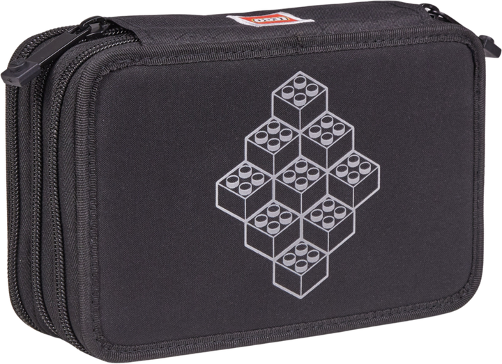 Тришаровий пенал LEGO Bricks з наповненням (5711013149444) - зображення 1