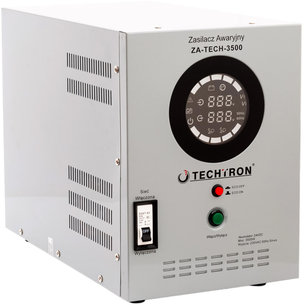Zasilacz awaryjny TECHTRON ZA-TECH-3500 3500W (5905204691274) - obraz 1