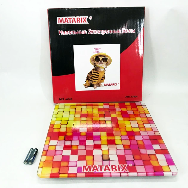 Электронные напольные весы MATARIX MX-452, 180 кг, стеклянная платформа - изображение 7