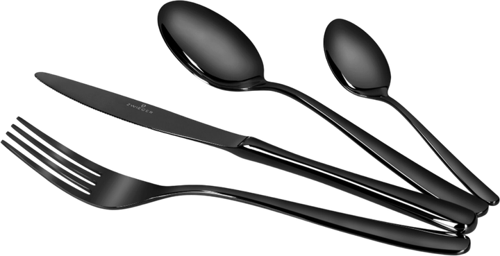 Набір столових приборів Zwieger Vesper чорний 24 елементи (5903357375089) (955555912584594) - Уцінка - зображення 3