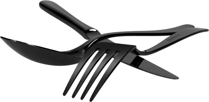 Набір столових приборів Zwieger Vesper чорний 24 елементи (5903357375089) (955555912584594) - Уцінка - зображення 4