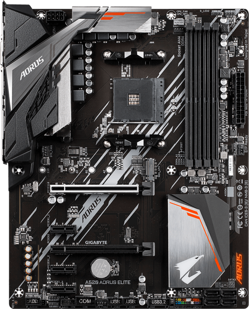 Płyta główna Gigabyte A520 AORUS ELITE (sAM4, AMD A520, PCI-Ex16) (SN250750058040) - Outlet - obraz 1