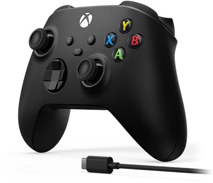 Pad do gier Microsoft Xbox + kabel USB typu C (1V8-00002) (09710107315428) - Outlet - obraz 2