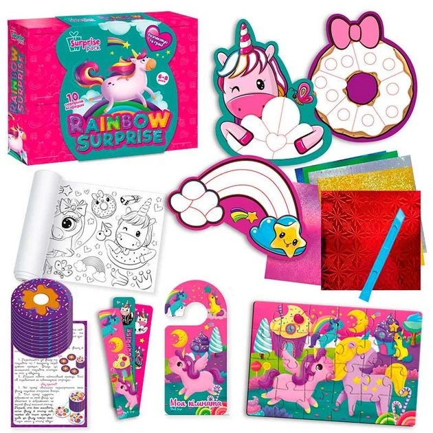Набор для творчества с сюрпризами Vladi Toys "Радуга" VT8080-06 - Фото 2 Набор для творчества с сюрпризами Vladi Toys "Радуга" VT8080-06 - изображение 2