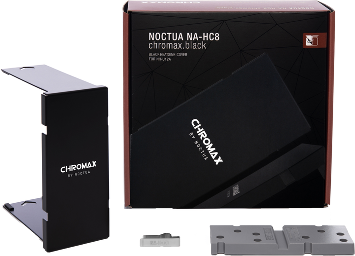 Pokrywka chłodnicy Noctua NA-HC8 chromax Black (NA-HC8 BLACK) - obraz 3