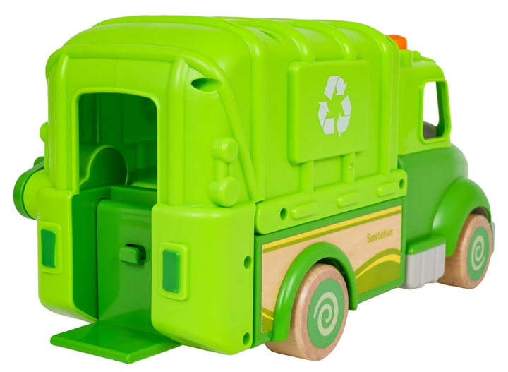 Drewniana Śmieciarka ZDR.WB004-JC (5903864971293) - obraz 8