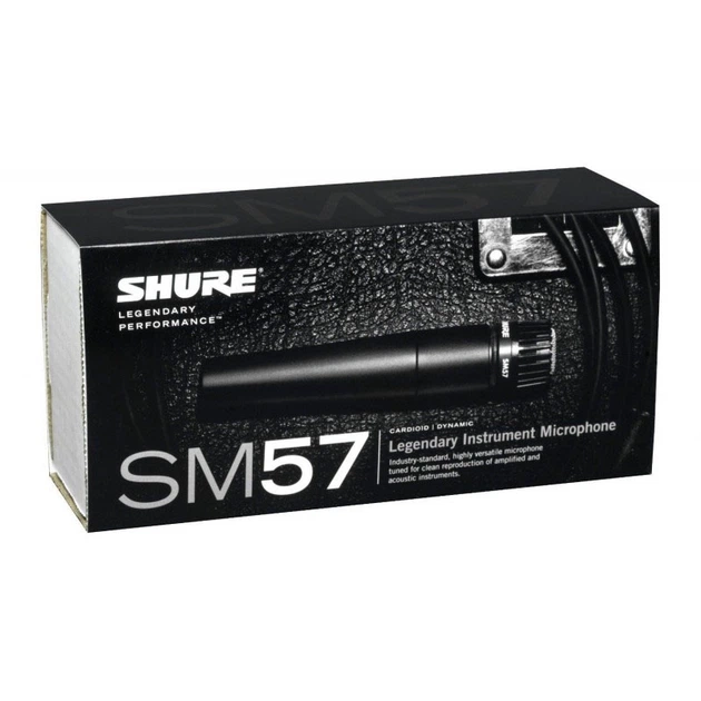 Микрофон инструментальный Shure SM57-LC – фото, отзывы
