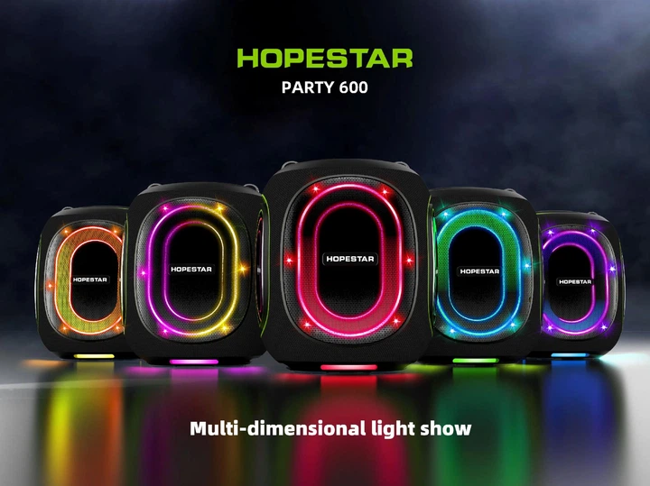 Портативна бездротова Bluetooth колонка HOPESTAR PartyBox 600