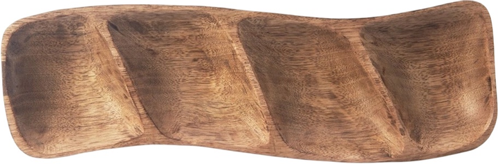 Тарілка для закусок Orion Mango дерев'яна 35 x 11 x 4 см (8592381193089) - зображення 3