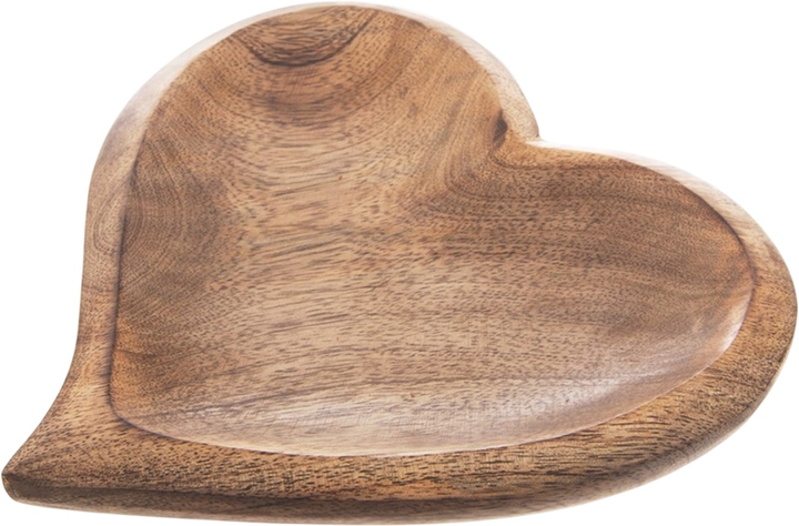 Talerz na przekąski Orion Mango drewniany 20 x 21 x 2 cm (8592381192938) - obraz 2