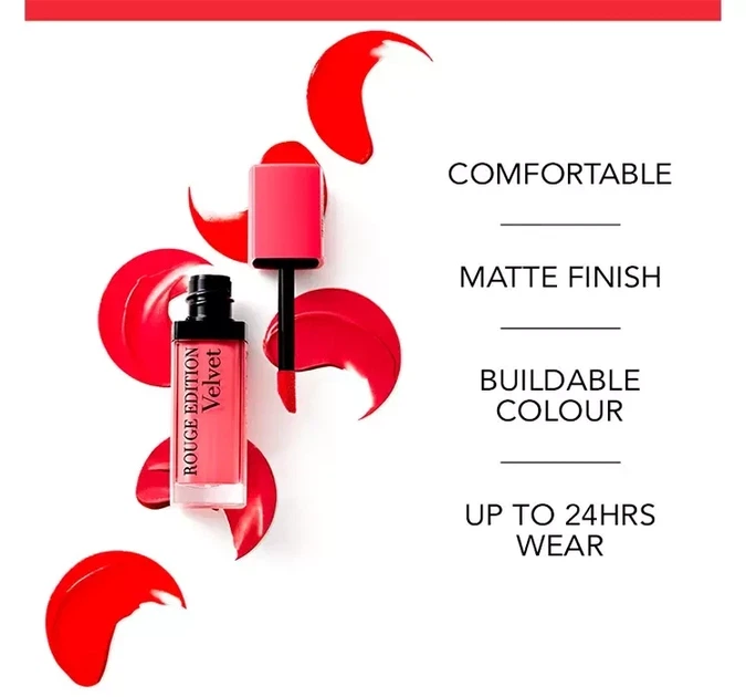 Bourjois Rouge Edition Velvet Lipstick Жидкая матовая помада № 29 "Nude York" - изображение 4