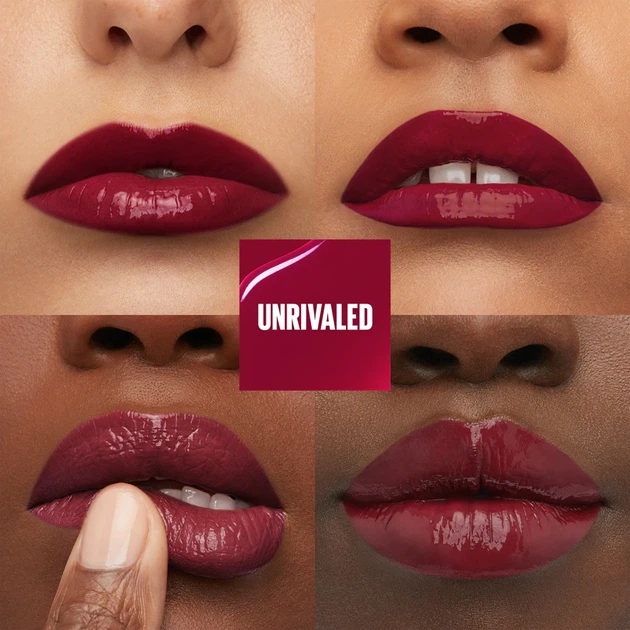 Maybelline SuperStay Vinyl Ink Стойкая жидкая помада для губ с глянцевым финишем № 30 "Unrivaled" - изображение 3