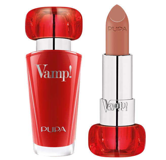Pupa Vamp! Lips Plumping Помада для губ с эффектом объема № 105 "Light Chestnut" - Фото 1 Pupa Vamp! Lips Plumping Помада для губ с эффектом объема № 105 "Light Chestnut" - изображение 1