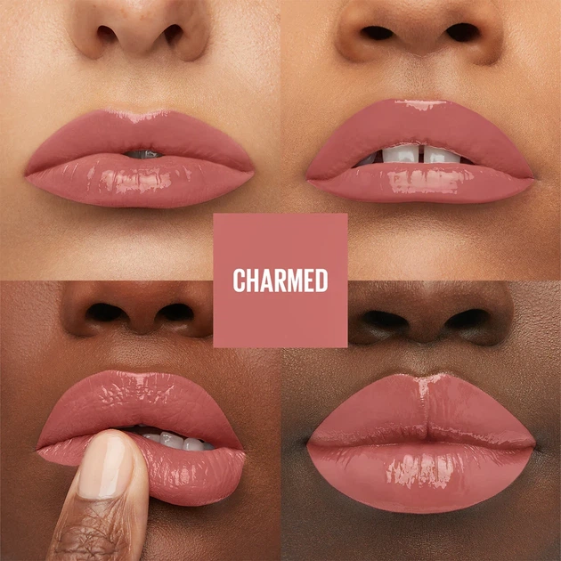 Maybelline SuperStay Vinyl Ink Стійка рідка помада для губ із глянсовим фінішем No 100 "Charmed" - зображення 3