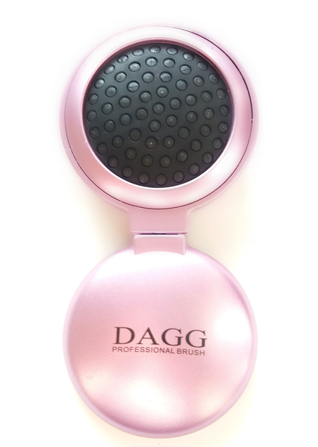 Расческа с зеркалом Dagg складная розовая - изображение 5