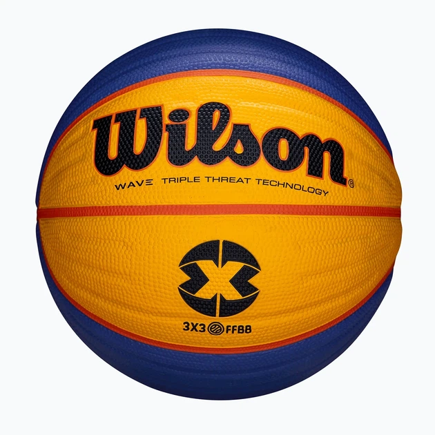 Мяч баскетбольный для стритбола Wilson FIBA 3X3 WTB1033XB размер 6 резиновый для уличного баскетбола - Фото 4 Мяч баскетбольный для стритбола Wilson FIBA 3X3 WTB1033XB размер 6 резиновый для уличного баскетбола - изображение 4