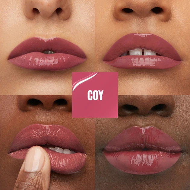 Maybelline SuperStay Vinyl Ink Стійка рідка помада для губ із глянсовим фінішем No 20 "Coy" - Фото 3 Maybelline SuperStay Vinyl Ink Стійка рідка помада для губ із глянсовим фінішем No 20 "Coy" - зображення 3