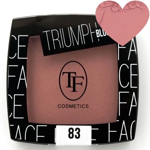 Румяна компактные одноцветные Triumph Blush "Триумф" № 83 - Фото 1 Румяна компактные одноцветные Triumph Blush "Триумф" № 83 - изображение 1