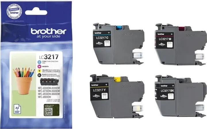 Zestaw tuszy Brother LC3217VALDR - obraz 3