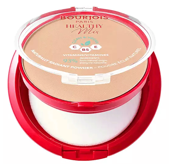 Bourjois Healthy Mix Clean Powder Компактная пудра для лица № 04 "Golden Beige" - Фото 2 Bourjois Healthy Mix Clean Powder Компактная пудра для лица № 04 "Golden Beige" - изображение 2
