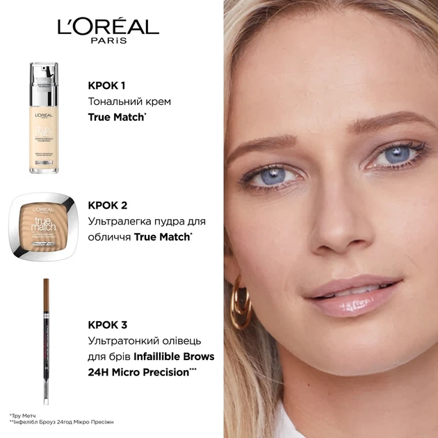 L'Oreal Paris True Match Super Blendable Powder Пудра компактная № 3D - Фото 4 L'Oreal Paris True Match Super Blendable Powder Пудра компактная № 3D - изображение 4