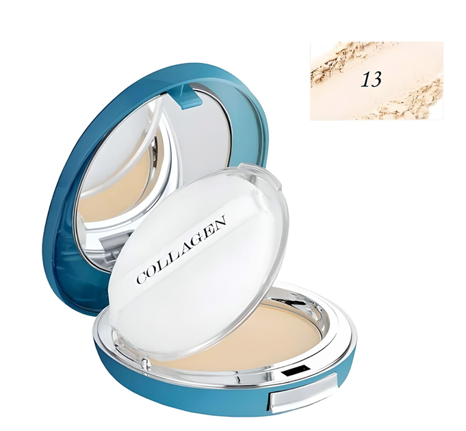 Коллагеновая пудра SPF 25 Enough Collagen Hydro Moisture Two Way Cake (со сменным блоком) № 21 - изображение 5