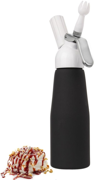 Сифон для збитих вершків Orion Чорний 680 мл (8592381164294) - зображення 4