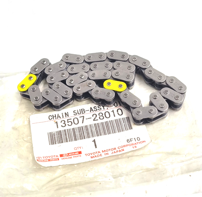 Цепь привода масляного насоса Toyota, OEM 13507-28010, 52 звена, 2AZ-FE - изображение 2