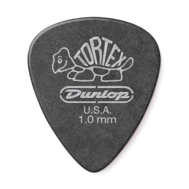 Медиаторы Dunlop 488P1.0 Tortex Pitch Black Standart Guitar Pick 1.0 mm (12 шт.) - Фото 2 Медиаторы Dunlop 488P1.0 Tortex Pitch Black Standart Guitar Pick 1.0 mm (12 шт.) - изображение 2