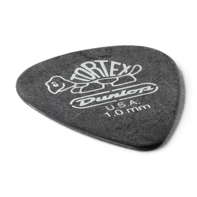 Медиаторы Dunlop 488P1.0 Tortex Pitch Black Standart Guitar Pick 1.0 mm (12 шт.) - Фото 3 Медиаторы Dunlop 488P1.0 Tortex Pitch Black Standart Guitar Pick 1.0 mm (12 шт.) - изображение 3