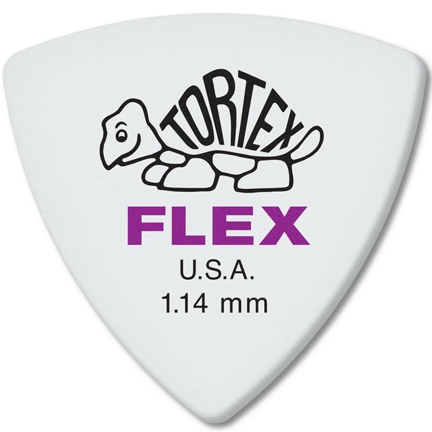 Медиатор Dunlop 456R Tortex Flex Triangle Pick 1.14 mm (1 шт.) - Фото 1 Медиатор Dunlop 456R Tortex Flex Triangle Pick 1.14 mm (1 шт.) - изображение 1