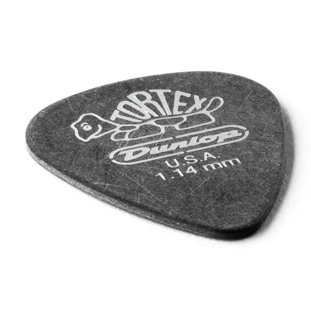 Медиаторы Dunlop 488P1.14 Tortex Pitch Black Standart Guitar Pick 1.14 mm (12 шт.) - изображение 3