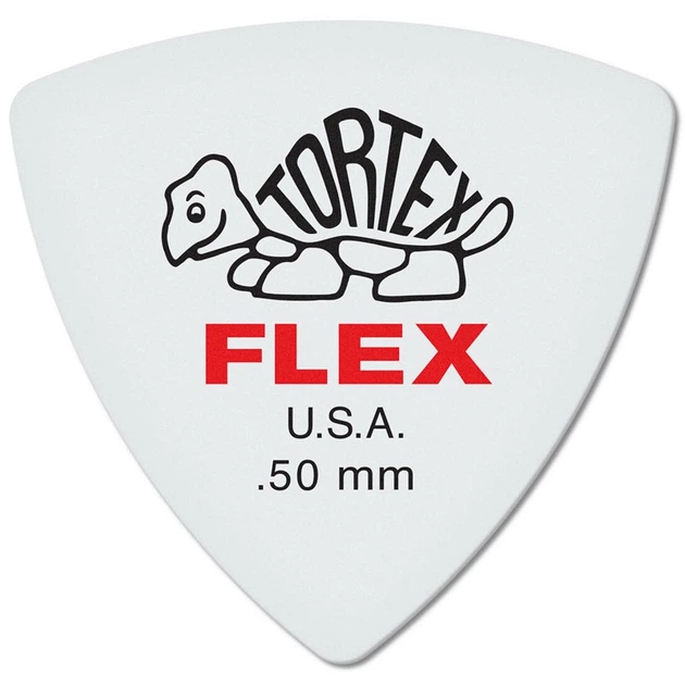 Медиатор Dunlop 456R Tortex Flex Triangle Pick 0.50 mm (1 шт.) - Фото 1 Медиатор Dunlop 456R Tortex Flex Triangle Pick 0.50 mm (1 шт.) - изображение 1
