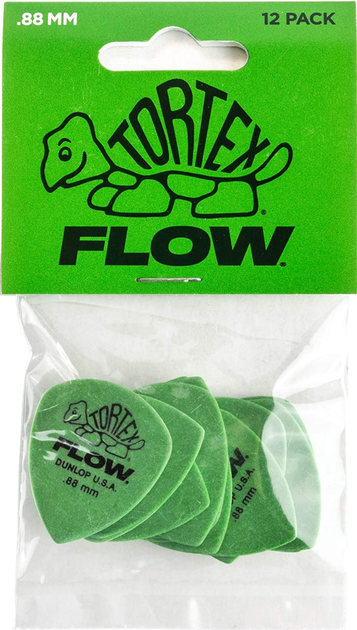 Медиаторы Dunlop 558P Tortex Flow Pick 0.88 (12 шт.) - Фото 1 Медиаторы Dunlop 558P Tortex Flow Pick 0.88 (12 шт.) - изображение 1