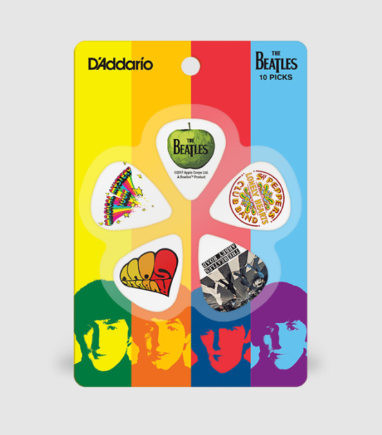 Медиаторы D'Addario 1CWH410B3 Beatles Guitar Picks Albums 10 Pack Medium (10 шт.) - Фото 1 Медиаторы D'Addario 1CWH410B3 Beatles Guitar Picks Albums 10 Pack Medium (10 шт.) - изображение 1
