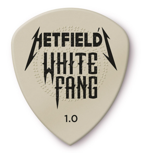 Медиатор Dunlop PH122R1.0 James Hetfield Signature White Fang Flow 1.00 mm - изображение 2