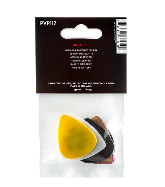 Медіатори Dunlop PVP117 Bass Variety Pack (6 шт.) - Фото 2 Медіатори Dunlop PVP117 Bass Variety Pack (6 шт.) - зображення 2