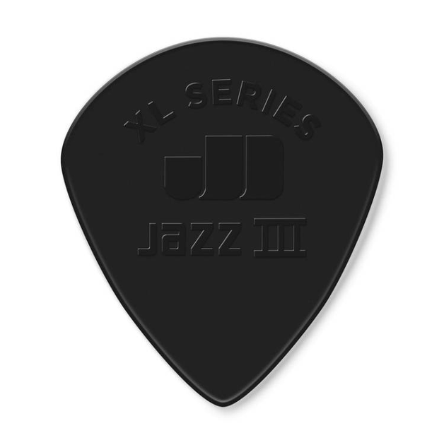 Медиатор Dunlop 4700 XLS Nylon Jazz III Guitar Pick 1.38 mm (1 шт.) - Фото 1 Медиатор Dunlop 4700 XLS Nylon Jazz III Guitar Pick 1.38 mm (1 шт.) - изображение 1