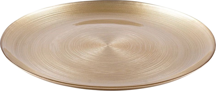 Тарілка обідня Vilde скляна 32.5 см Золота (8720573246798) - зображення 1