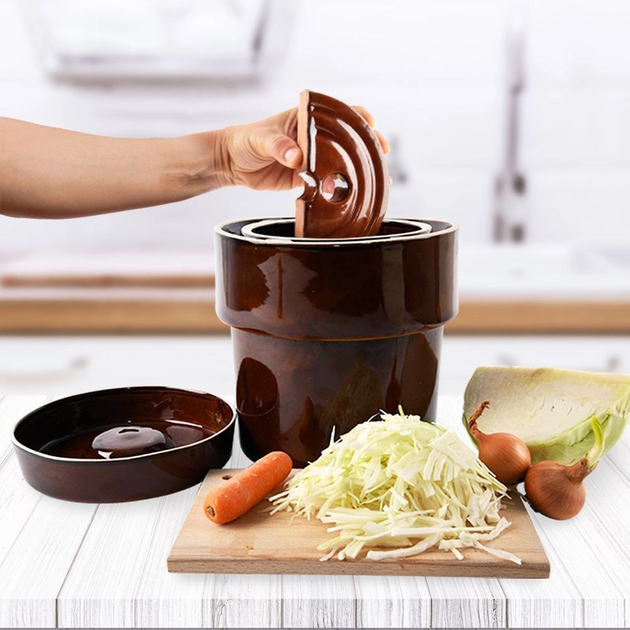 Kamień dociskowy do kiszenia Orion ceramiczny 15 cm (8592381129699) - obraz 2