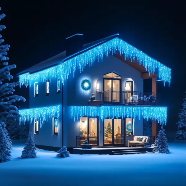 Гирлянда для украшения фасадов и окон 840 LED синяя(LU_81F63E0532A7) - Фото 1 Гирлянда для украшения фасадов и окон 840 LED синяя(LU_81F63E0532A7) - изображение 1