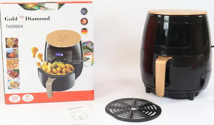 Аерофритюрниця фритюрниця сенсорна 6L 2400W Air Fryer C-18 - изображение 9